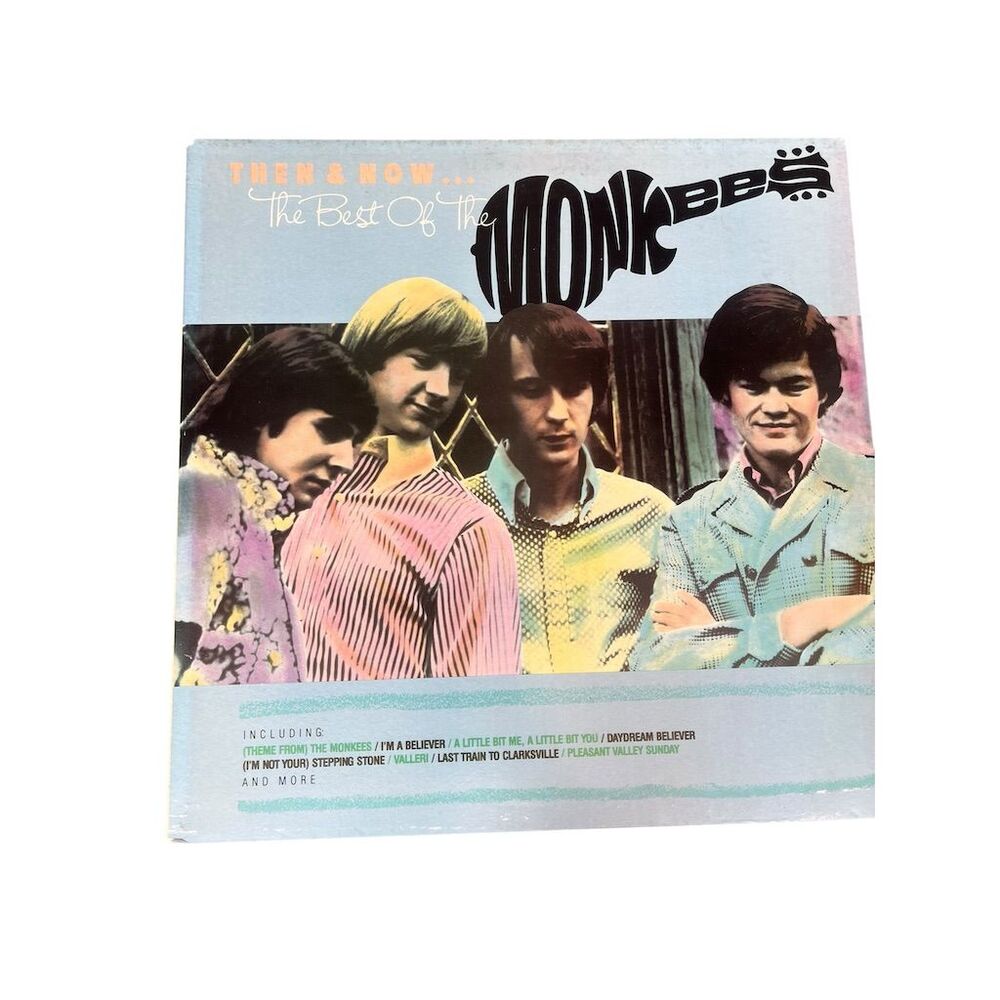 Rare! The Monkees Then & Now Best Of Vinyl LP‎ Rock Pop Arista Records